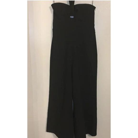NWT Likely Marina Jumpsuit Romper Halter Neck Wide Leg Black Size 6 NWT - Picture 4 of 6